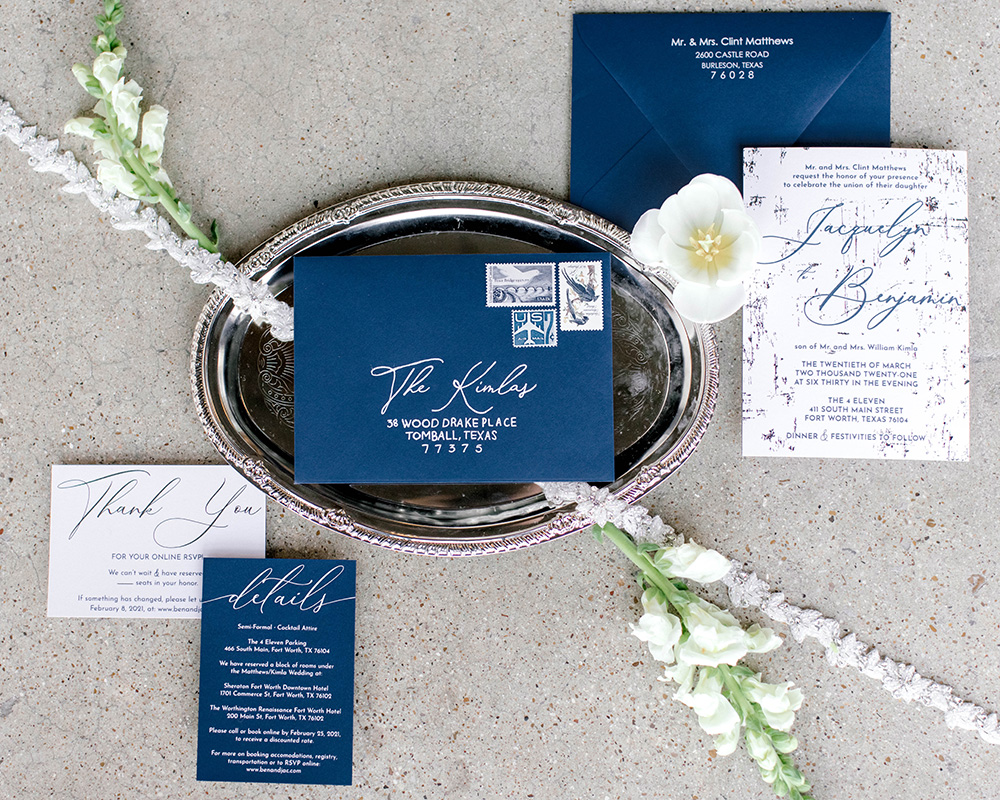 Custom wedding invitations